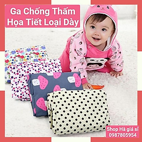 Ga Chống Thấm Họa Tiết Xuất Hàn Loại Dày Đủ Kích Thước, Drap Chống Thấm Cao Cấp Nhiều Màu Sắc Loại Dày