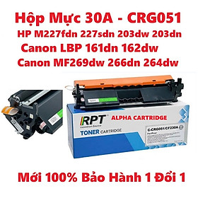 Hộp mực 30A có chíp dành cho máy in HP Pro M203dn / HP Pro M203dw / HP MFP M227fdw / HP MFP M227sdn Canon LBP 161dn / 162dw- Hàng chính hãng Alpha Cartridge 