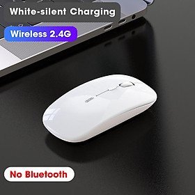 Niye Chuột Không Dây Máy Tính Bluetooth Im Lặng PC Mause Sạc Ergonomic Mouse 2.4Ghz USB Chuột Quang Cho Laptop - one