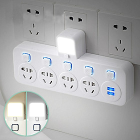 Ổ Cắm Điện Đa Năng - Có Đèn - 4 Ổ Và 2 Cổng Sạc USB