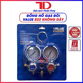 Đồng hồ gas đôi không dây VALUE R22 hàng chính hãng