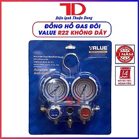 Mua Đồng hồ gas đôi không dây VALUE R22 hàng chính hãng