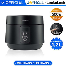 Mua Nồi cơm điện Lock&Lock Compact Rice Cooker 1.2L EJR346BLK - Hàng chính hãng có 5 chế độ nấu  dây điện tháo rời - JoyMall