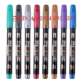 Bút Nhũ, Bút Lông Nhũ Metalic 8 Màu - Color Pen BAOKE MP570