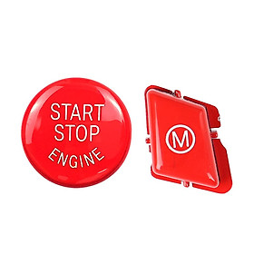 Car Engine Start Switch Button Cover For  3 Series E90 E92 E93 M3 2007-13