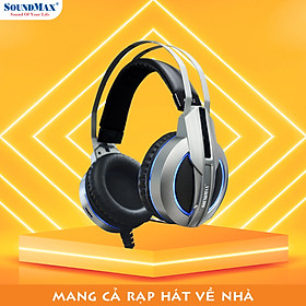Mua Tai Nghe Chơi Game Âm thanh Vòm 7.1 Có Đèn LED RGB SoundMax AH712 | Tai Nghe Chụp Tai Có Micro Tích Hợp SoundMax AH-712 | Gaming Headset - Hàng Chính Hãng