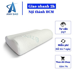 Gối Memory Foam A - 50*30*7/9cm - Độ chậm đàn hồi đặc biệt - Chữa đau vai gáy, bảo vệ xương khớp