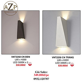AZP - ĐÈN ỐP VÁCH / ĐÈN TRANG TRÍ / ĐÈN TREO TƯỜNG PHÒNG KHÁCH, PHÒNG NGỦ, NHÀ HÀNG, KHÁCH SẠN AZP-VNT2250-CN phong cách đương đại, hàng nhập khẩu AZP