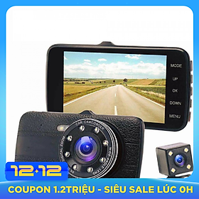Camera hành trình Trước Sau Tích Hợp 8 Led 1080P