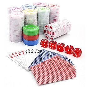 Bộ Bài Chơi Poker Đầy Đủ Dụng Cụ