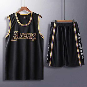 Bộ quần áo thi đấu bóng rổ Los Angeles Lakers - Set đồ bóng rổ Lakers - Bộ đồ bóng rổ NBA