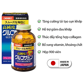 Viên uống bổ xương khớp Glucosamine Orihiro 900 viên tăng cường tái tạo