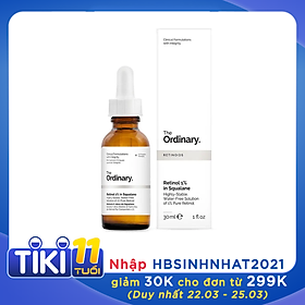 Tinh chất chống lão hóa da The Ordinary Retinol 1% in Squalane 30ml
