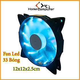 Mua Quạt Tản Nhiệt  Fan Led 33 Bóng Đèn Led 12cm Tản Nhiệt Cho Case Máy Tính - Lung Linh Huyền Ảo