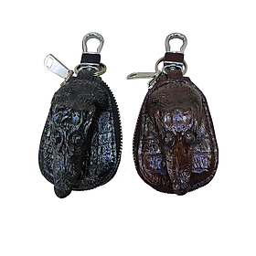 Móc Khóa Ô TÔ Túi Da Cá Sấu Thật Nhiều Loại - Nhiều Màu HÀ NAM Cao Cấp MK2026