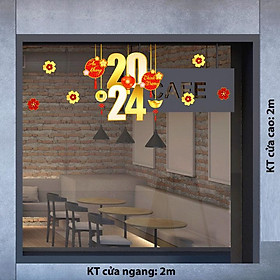Mua DECAL TRANG TRÍ TẾT 2024 SỐ24