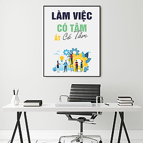 Mua Tranh động lực Làm việc có tâm ắt có tầm-Model: AZ1-0577