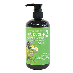 Dầu Gội Dược Liệu Thái Dương 3 Gold, Hương Hoa Lá (500ml)