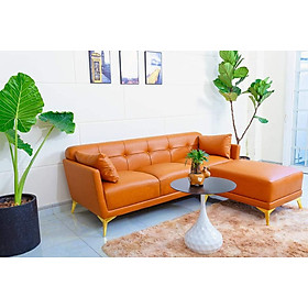 Băng ghế Bao Rạp 2023 Tundo màu cam và đôn góc 60 x 80 cm