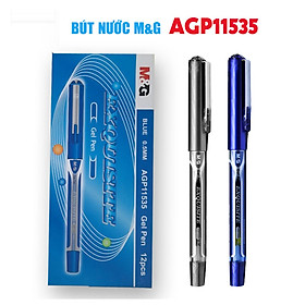 Bút nước M&G Exquiste AGP11535 ngòi 0.5mm mực xanh, đen