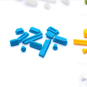 Bộ Nút Chống Bụi Silicon 5 Nút, 9 Nút, 12 Nút Cho Laptop/Macbook Đủ Màu