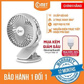 Quạt Sạc Comet CRF0705 (5W) - Hàng chính hãng