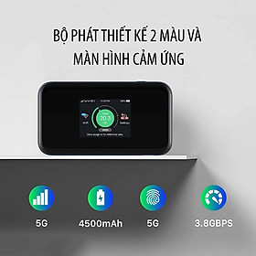 Mua Bộ Phát Wifi 5G ZTE MU5002 Wifi 6  Tốc Độ Cao 3.8Gpbs  Băng Tần Kép NSA/SA 5G  Hỗ Trợ Kết Nối 32 User Giao Hàng Nhanh