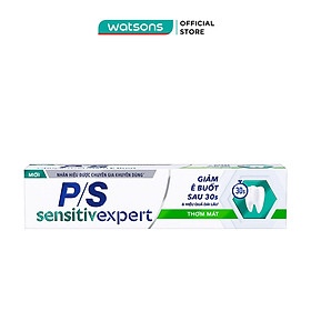 Kem Đánh Răng P/S Sensitive Mineral Expert Bạc Hà Thơm Mát 100g