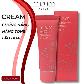 KEM CHỐNG NẮNG MIRUM KOREA NÂNG TÔNG, DƯỠNG TRẮNG, NGỪA LÃO HÓA VÀ BẢO VỆ DA TOÀN DIỆN 50ML