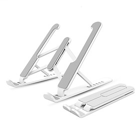 Giá Đỡ Laptop P1 Bằng Nhôm Điều Chỉnh Độ Cao 6 Bậc Có Thể Gập Lại Giúp Làm Mát Máy Tính Để Bàn Di Động