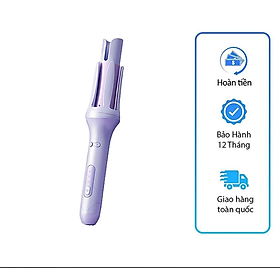 Máy Uốn Tóc Tự Động Xoay 360 Độ Mini Cao Cấp 3 In 1 Máy Làm Tóc Xoăn Tự Xoay Kiêm Máy Ép Tóc Duỗi Tóc Ion Âm Tiện Dụng 3 Mức Nhiệt Phù Hợp Nhiều Kiểu Tóc Tự Động Ngắt Khi Quá Nhiệt