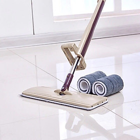 Mua Cây lau nhà tự vắt thông minh tặng 1 bông lau   tổng 2 bông lau  