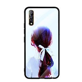 Ốp Lưng Vivo S1 - Mặt Kính Cường Lực - 0416 GIRL10 - Hàng Chính Hãng
