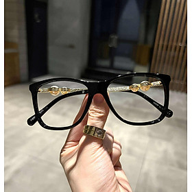Kính mắt thời trang cao cấp cho nữ dáng vuông form to gọng ngọc cao cấp