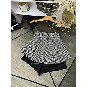 Bộ Nữ Zic Zac Đính Cúc Đủ Màu, Áo 2 Dây Quần Nữ Có Túi Chất Đẹp Sang Chảnh - Bộ Zic Zac Đen Nâu