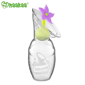 Combo Cốc hứng sữa silicone Gen.1 và Nút hoa chặn Haakaa