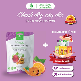 Chanh Dây Sấy Sấy Dẻo Nonglamfood túi 45g | | Ăn vặt tốt cho sức khỏe | Healthy Snack | Ăn vặt văn phòng | Trái cây sấy dẻo dinh dưỡng ăn liền | Ăn vặt giảm cân & giữ dáng | Ăn vặt đẹp da