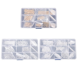 3 Boxes Jewelry Findings Jewelry Making Kit for DIY Jewelry Craft
