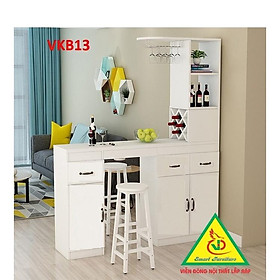 Mua Quầy bar mini kết hợp tủ rượu VKB13 ( không kèm ghế) - Nội thất lắp ráp Viendong Adv