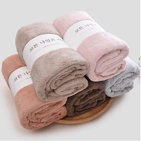 Mua h047Khăn tắm lông cừu hàn quốc cao cấp 70x140cm chất bông siêu mềm mịn thấm nước cực nhanh dùng cho khách sạn bé sơ sinh