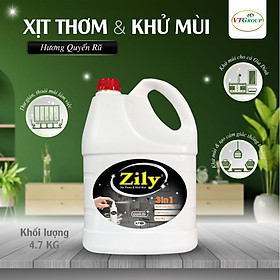 Xịt Thơm & Khử Mùi Zily Chai 4.7 Kg