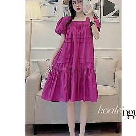 Đầm bầu suông-Váy bầu thời trang thiết kế freesize từ 40 đến 70kg
