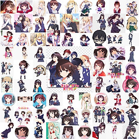 Sticker Saenai Heroine no Sodatekata 30-60 ảnh ép lụa khác nhau / hình dán Saenai Heroine no Sodatekata