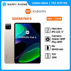 Máy tính bảng Xiaomi Pad 6 (8GB/128GB) -  Hàng chính hãng - Đã kích hoạt bảo hành điện tử