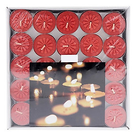 Mua Hộp 100 Nến Tealight Bông Mai Nycandle FtraMart Candle (Đỏ)