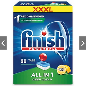 Hộp Viên Rửa bát Finish 90 V All In 1 Tổng Hợp Nhiều Thành Phần