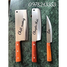 Mua bộ 3 dao chặt-thái-lọc cao cấp thép trắng