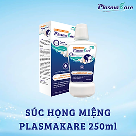 Nước súc họng miệng nano bạc PlasmaKare giảm rát họng, dịu cơn ho, phòng tái phát VlÊM họng chai 250ml