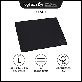 Bàn di chuột game Logitech G740tấm lót chuột chơi game bằng vải