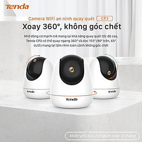 Mua Camera IP Wifi Tenda CP3 1080P 360°-Có Báo Động - Hàng Chính Hãng